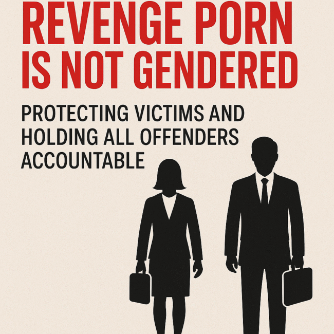 Revenge Porn Is Not Gendered - Protecting Victims and Holding All Offenders Accountable