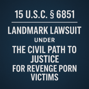 "Featured image for Jane Doe v. Gipson landmark federal revenge porn lawsuit under 15 U.S.C. § 6851"